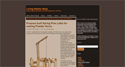Desktop Screenshot of livinghistoryshop.com
